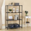 Picture of 4 Tier Shelving Unit NSF Wire Shelf Metal Large Storage Shelves Heavy Duty Height Adjustable Commercial Grade Steel Utility Layer Shelf Rack Organizer 1000 LBS Capacity -14x36x54,Black