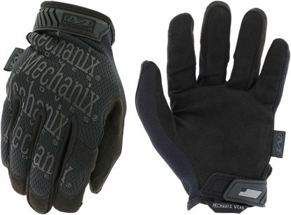 Picture of Mechanix Wear: The Original Covert Tactical Work Gloves with Secure Fit, Flexible Grip for Multi-Purpose Use, Durable Touchscreen Safety Gloves for Men (Black, Large)