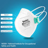 Picture of NIOSH Approved N95 Mask Particulate Respirators, Pack of 20 N95 Face Masks, Individually Wrapped, Universal Fit