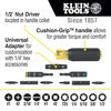 Picture of Klein Tools 32500HD KNECT Multi-Bit Screwdriver / Nut Driver, Impact Rated 11-in-1 Tool with Phillips, Slotted, Square and Torx Tips