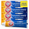 Picture of Arm & Hammer Advance White Toothpaste, Clean Mint Flavor, Stain Defense Technology, 6 Ounce (Pack of 4)