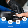 Picture of Schneider Nitrile Exam Gloves, Black, Medium, 100-ct Box, 4-mil, Latex-Free, Powder-Free, Food-Safe