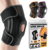Picture of DR. BRACE ELITE Knee Brace with Side Stabilizers & Patella Gel Pads for Maximum Knee Pain Support and fast recovery for men and women-Please Check How To Size Video (Mercury, Large)