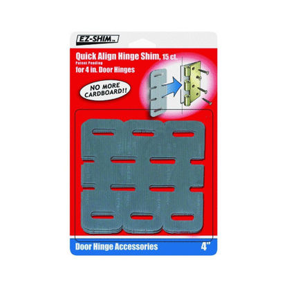 Picture of E-Z Shim 4" EZ HS400BP Hinge Shim (15 Pack), 15 Count