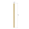 Picture of Sutemribor Brass Solid Round Rod Lathe Bar Stock, 1/2 Inch in Diameter 12 Inches in Length