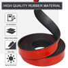 Picture of Adhesive Rubber Strips with Adhesive Backing Self Stick Neoprene Solid Rubber Sheets Rolls Strips for Gaskets Pads Seals Crafts Protection (1" Wide x 1/8" Thick x 10' Long)
