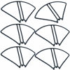 Picture of Xiaopyo Quadcopter Spare Parts Blades Guards Propellers Protection Frame Compatible with HS110D HS200D FPV RC Drone T18 FPV RC Drone Accessories