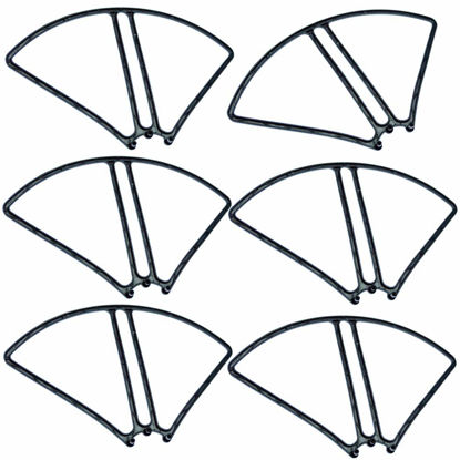 Picture of Xiaopyo Quadcopter Spare Parts Blades Guards Propellers Protection Frame Compatible with HS110D HS200D FPV RC Drone T18 FPV RC Drone Accessories