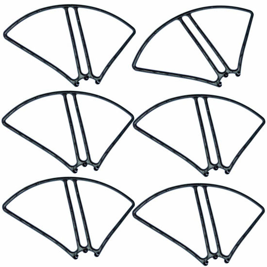 Picture of Xiaopyo Quadcopter Spare Parts Blades Guards Propellers Protection Frame Compatible with HS110D HS200D FPV RC Drone T18 FPV RC Drone Accessories