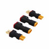 Picture of OliRC 4pcs XT30 XT-30 to T-Plug Style Male Female Connector Adapter(C147-4)
