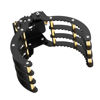 Picture of Robotic Claw Full Metal Wave Edge Clamp Robot Hand Gripper Grabber, 1LB Max Grab Weight & 0-9in Open Range High Torque Robotic Arm Replace Claw Robot DIY, Mechanical Claw without Servo