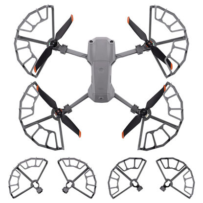 Picture of Craznick Propeller Guard for DJI Air 2/Air 2S Quick Release Prop Blade Guard Professional DJI Mavic Air 2/Air 2S Drone Accessories Grey