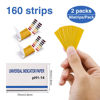 Picture of 2 Pack pH Test Strips, 160 Strips pH.1-14 Universal pH Test Paper Litmus Test Paper pH Soap Making Testing Strips for Water Wine Saliva Urine Soil Testing Pet Food and Diet pH Monitoring (Sealed Pack)