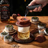 Picture of Whiskey Smoker Kit with Torch - 6 Flavors Wood Chips, 2 Glasses, 2 Ice Ball Molds - Cocktail Smoker Infuser Kit, Old Fashioned Drink Smoker Kit, Birthday Bourbon Whiskey Gifts for Men,Dad(NO Butane)