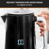 Picture of KRUPS Smart Temp Electric Kettle: 1.7L Capacity, 5 Precise Temperature Settings, Digital Display, Cool-Touch Exterior, Cordless Design for Tea and Coffee Lovers