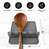 Picture of Zulay Kitchen Silicone Utensil Rest - BPA-Free, Durable Spoon Rest with Drip Pad - Heat-Resistant Spoon Rest for Stove Top - Spoon Rest for Kitchen Counter - Kitchen Gadgets & Kitchen Utensils Holder