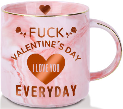 Picture of COVLUROTO Valentines Day Gifts for Her,12 OZ Funny Coffee Mug, Cute Gifts for Women Girlfriend Wife from Him Husband Boyfriend, Valentines Day Anniversary Birthday Novelty Presents/Gifts for Women