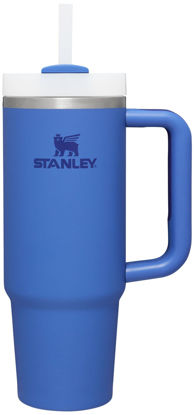 Picture of Stanley Quencher H2.0 FlowState Stainless Steel Vacuum Insulated Tumbler with Lid and Straw for Water, Iced Tea or Coffee, Smoothie and More, Iris, 30 oz