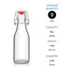 Picture of YEBODA 8oz Swing Top Bottles - Glass Beer Bottle with Airtight Rubber Seal Flip Caps for Home Brewing Kombucha, Beverages, Oil, Vinegar, Water, Soda, Kefir (9 Pack)