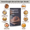 Picture of Sourdough Starter Kit,34oz Sourdough Starter Jar Glass with Sourdough Recipes Cookbook.Sourdough Bread Baking Supplies with Thermometer,Natural Wooden Lid, Anti-slip Mat,Sourdough Jar scraper (2 pack)