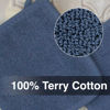 Picture of Ritz Terry 100% Cotton Potholders - Heat Resistant, Ergonomic Grip, Machine Washable - Federal Blue, 2-Pack