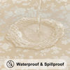 Picture of Smiry Rectangle Table Cloth, Waterproof Heavy Duty Vinyl Tablecloths, Wipeable Washable Table Cover for Kitchen and Dining Room (Beige, 60" X 84")