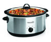 Picture of Crock-Pot 7 Quart Oval Manual Slow Cooker, Stainless Steel (SCV700-S-BR), Versatile Cookware for Large Families or Entertaining