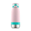 Picture of Ello Emma 14oz Vacuum Insulated Stainless Steel Kids Water Bottle with Straw and Built-in Carrying Handle and Leak-Proof Locking Lid for School Backpack, Lunchbox and Outdoor Sports, Cotton Candy
