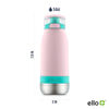 Picture of Ello Emma 14oz Vacuum Insulated Stainless Steel Kids Water Bottle with Straw and Built-in Carrying Handle and Leak-Proof Locking Lid for School Backpack, Lunchbox and Outdoor Sports, Cotton Candy