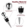 Picture of BETTFOR Wine Stoppers for Wine Bottles 3Pcs Vacuum Wine Bottle Stopper with Silicone Reusable Wine Corks, Leak proof Keep Fresh Suitable for Standard (Silver, 3 Pack)