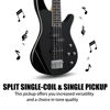 Picture of Ktaxon 4 String Electric Bass Guitar, Full Size Standard Right Handed Rosewood Fingerboard Beginner Kit with Cable Wrench Tool (Black)