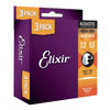 Picture of Elixir Strings, Acoustic Guitar Strings, Phosphor Bronze with NANOWEB Coating, Longest-Lasting Rich and Full Tone with Comfortable Feel, 6 String Set, 3 Pack, Light 12-53