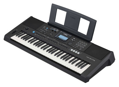 Picture of Yamaha, 61-Key Touch-Sensitive Advanced Portable Keyboard with Power Adapter, (PSRE473)
