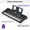 Picture of Yamaha, 61-Key Touch-Sensitive Advanced Portable Keyboard with Power Adapter, (PSRE473)