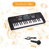Picture of Piano Keyboard for Kids, EOOLEOW 37 Keys Portable Electronic Piano for kids with Microphone - Music Keyboard Piano Toys for 3 4 5 6 7 8 9 Year Old Boys and Girls (Black)