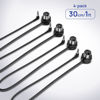 Picture of CME TRS MIDI Cable 4-Pack - TRS Type A (3.5mm - 1/8”) to 5-pin DIN, 1FT / 30CM, Low-Profile - Right Angle Ultra-Thin Plugs for Compact Spaces - Ideal for Synths & Pedalboards