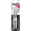 Picture of Sharpie Metallic Permanent Markers, Fine Point, Silver, 2 Count