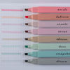 Picture of DIVERSEBEE Bible Highlighters with Soft Chisel Tip, 8 Pack Assorted Colors Pens No Bleed, Quick Dry, Cute Aesthetic Markers, Bible Study Journaling Supplies and Accessories (Boho)