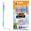Picture of BIC Xtra-Smooth Pastel Mechanical Pencils with Erasers, Medium Point (0.7mm), 24-Count Pack, Bulk Mechanical Pencils for School or Office Supplies