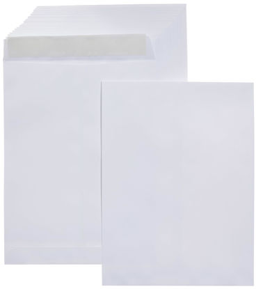 Picture of Amazon Basics Catalog Mailing Envelopes, Peel and Seal, 9x12 Inch, 100-Pack, White
