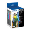 Picture of EPSON 822 DURABrite Ultra Ink High Capacity Black & Standard Color Cartridge Combo Pack (T822XL-BCS) Works with WorkForce Pro WF-3820, WF-3823, WF-4820, WF-4830, WF-4833, WF-4834