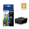 Picture of EPSON 822 DURABrite Ultra Ink High Capacity Black & Standard Color Cartridge Combo Pack (T822XL-BCS) Works with WorkForce Pro WF-3820, WF-3823, WF-4820, WF-4830, WF-4833, WF-4834