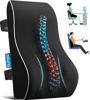 Picture of QUTOOL Lumbar Support Pillow for Office Chair Back Support Pillow for Car, Computer, Gaming Chair Memory Foam Back Cushion for Back Pain Relief Improve Posture, Mesh Cover Double Adjustable Straps