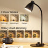 Picture of BOHON LED Desk Lamp with USB Charging Port 3 Color Modes Dimmable Reading Light Intelligent Induction Auto Dimming Task Lamp Flexible Gooseneck Table Lamp for Bedside Office, AC Adapter Include