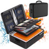Picture of DocSafe 5200°F Document Organizer with Lock,Upgraded Heat Insulated Fireproof＆Waterproof Box 8 Layers File Organizer,Portable Home Travel Safe Storage for Important Documents, Files and More