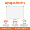 Picture of Amazon Basics Magnetic Dry Erase Whiteboard, 36 x 24-Inch, Aluminum Frame, Silver/White