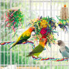 Picture of Bird Toys Bird Shredding Foraging Toys Parakeet Toy Chewing Hanging Toy Bird Shredded Paper Bird Cage Accessories Bird Rope Perch for Conure Cockatiel Budgies Lovebird Parrotlet (Without Rope Perch)
