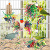 Picture of Bird Toys Bird Shredding Foraging Toys Parakeet Toy Chewing Hanging Toy Bird Shredded Paper Bird Cage Accessories Bird Rope Perch for Conure Cockatiel Budgies Lovebird Parrotlet (Without Rope Perch)