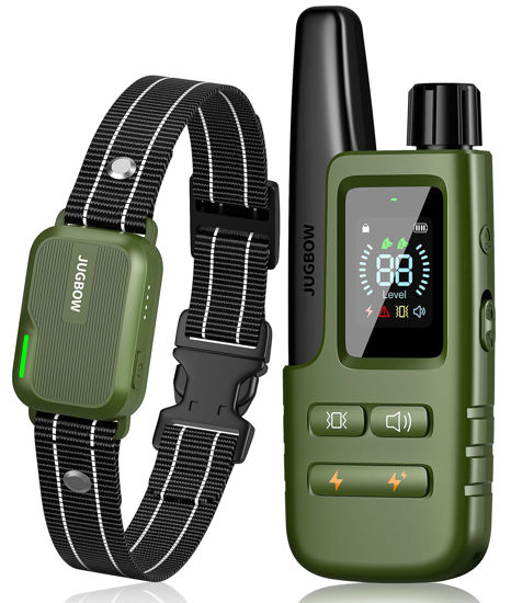 Picture of Jugbow Dog Shock Collar - 3300FT Dog Training Collar with Remote Innovative IPX7 Waterproof with 4 Training Modes, Rechargeable E-Collar for All Breeds
