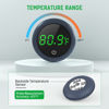 Picture of PAIZOO Fish Tank Digital Thermometer Accurate LED Display to ±0.9°F Tank Thermometer Aquarium Temperature Measurement Suitable for Fish, Axolotl, Turtle or Aquatic